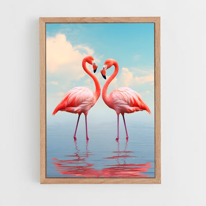 flamingo-7 cadre Bois clair