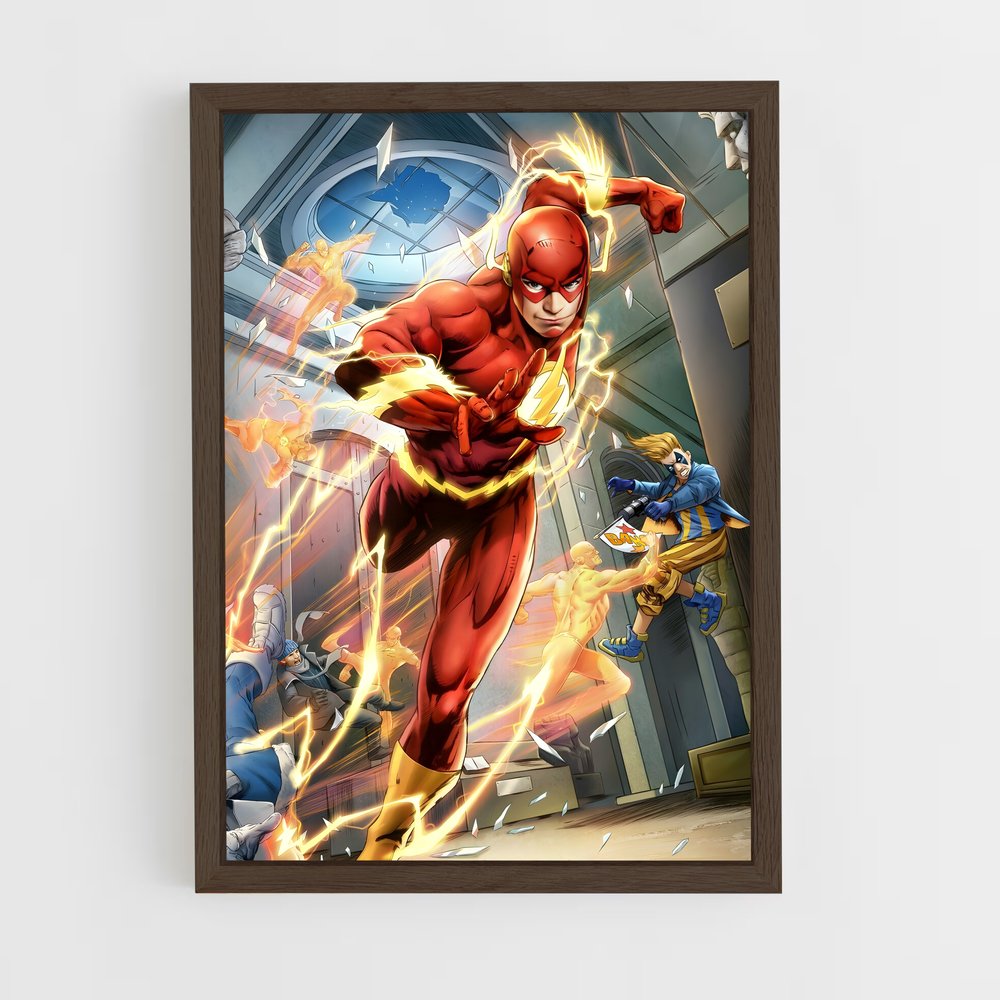 flash-1 cadre Bois foncé