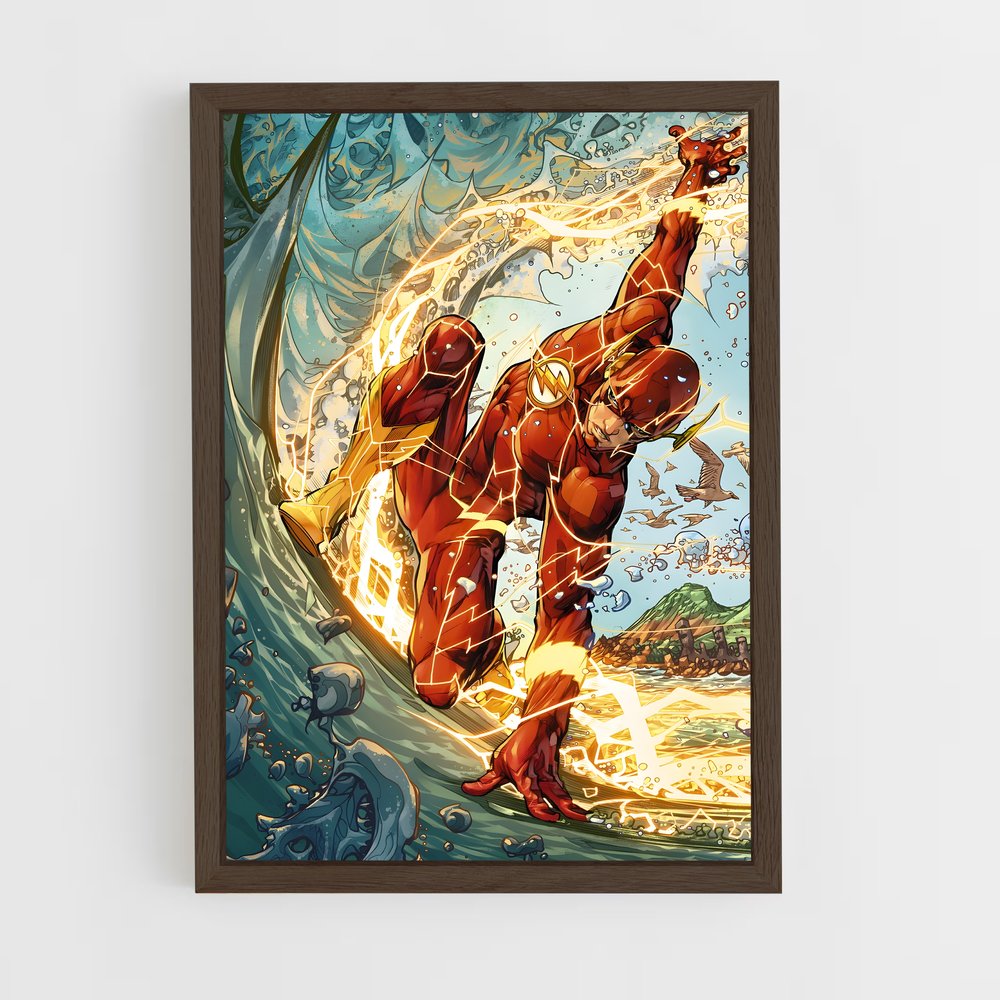 flash-3 cadre Bois foncé