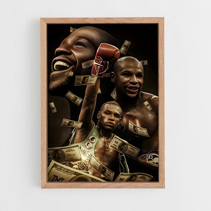 floyd-mayweather-1 cadre Bois clair