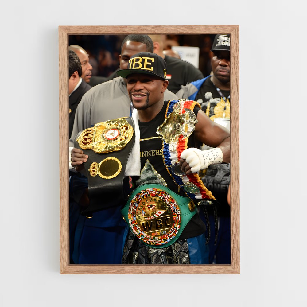 floyd-mayweather-3 cadre Bois clair
