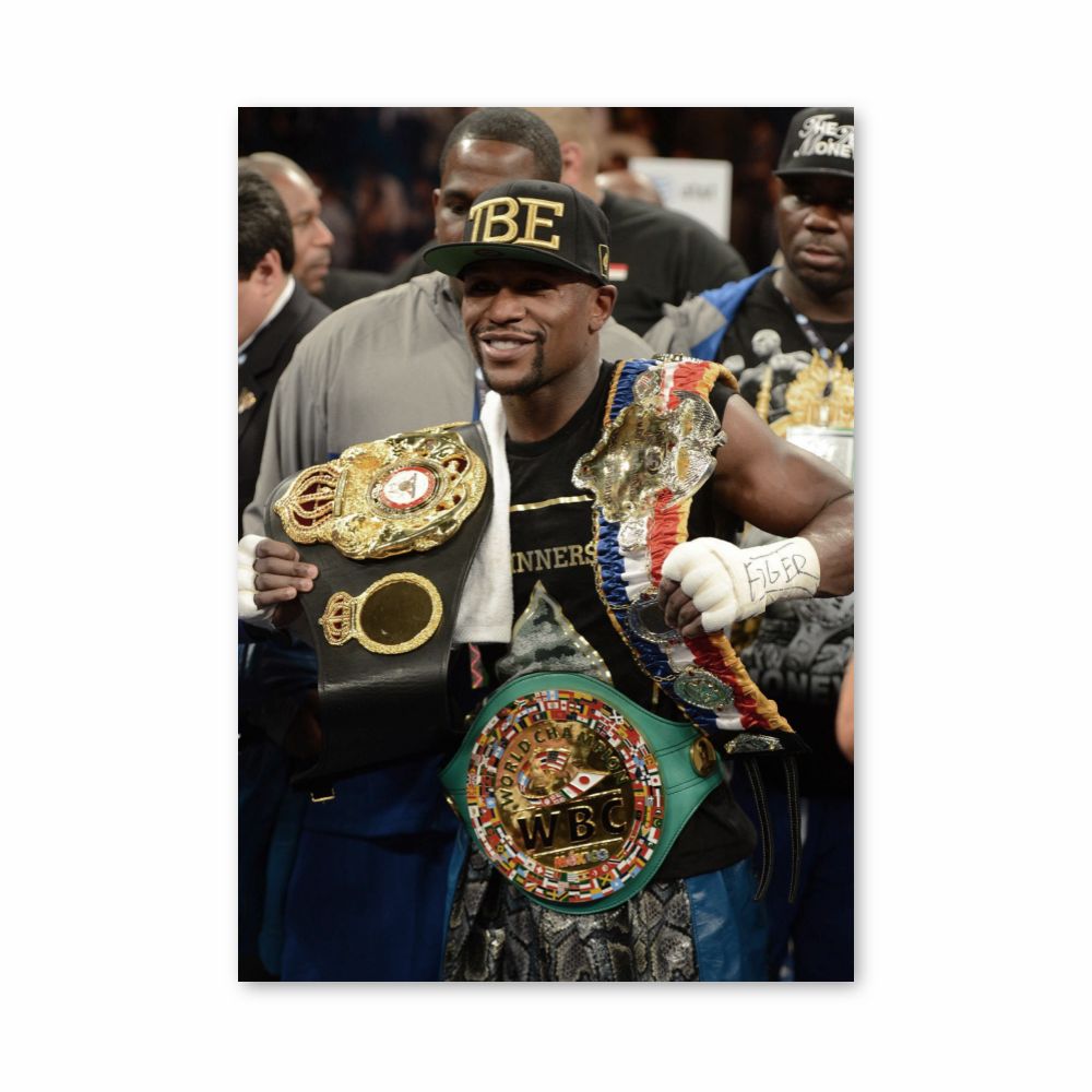 Poster Floyd Mayweather Ceinture