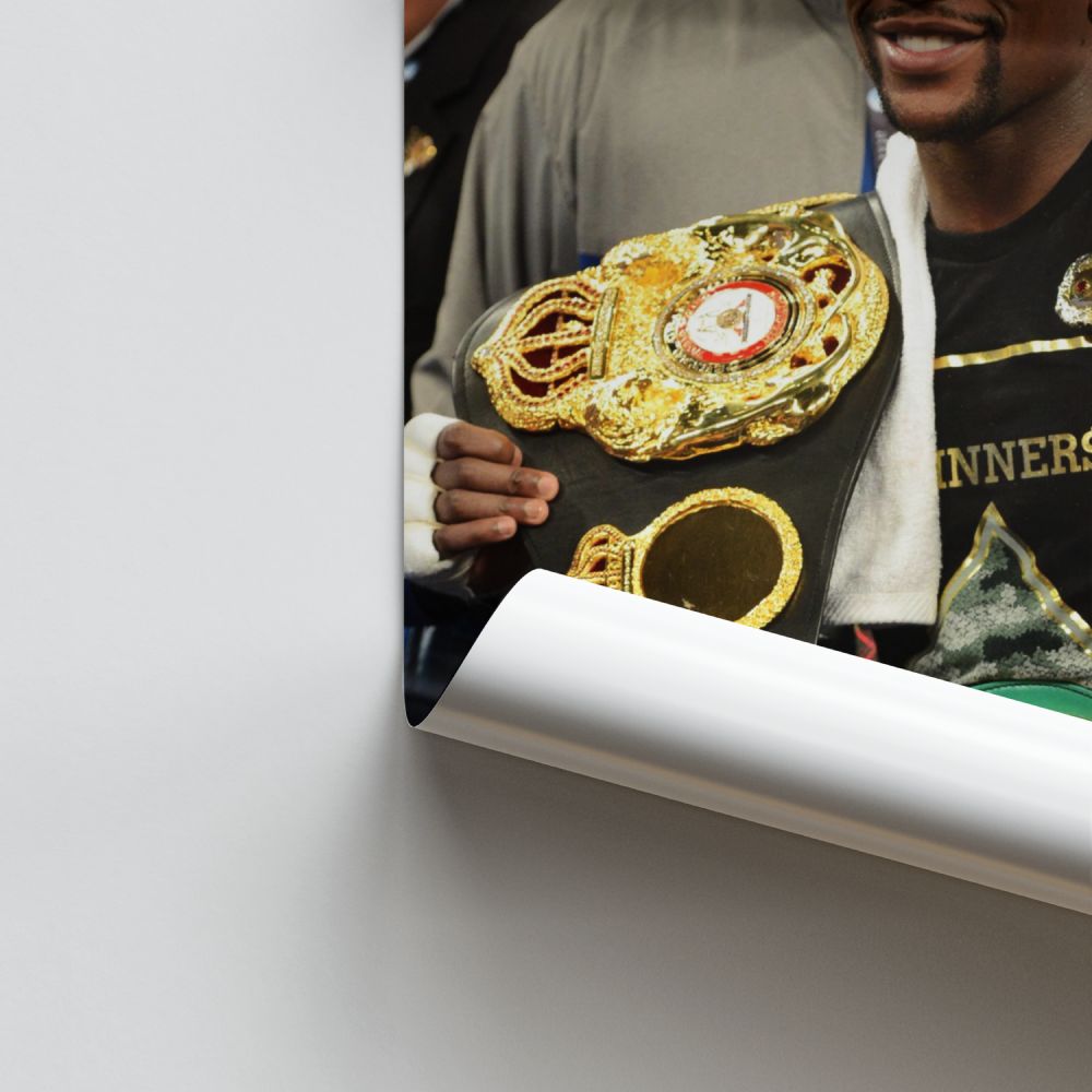 Poster Floyd Mayweather Ceinture