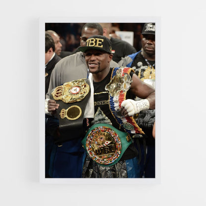 Poster Floyd Mayweather Ceinture