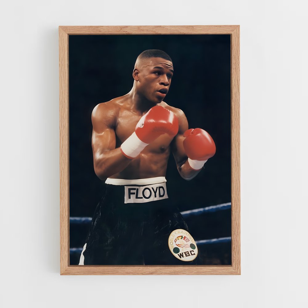 floyd-mayweather-4 cadre Bois clair