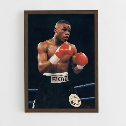 floyd-mayweather-4 cadre Bois foncé