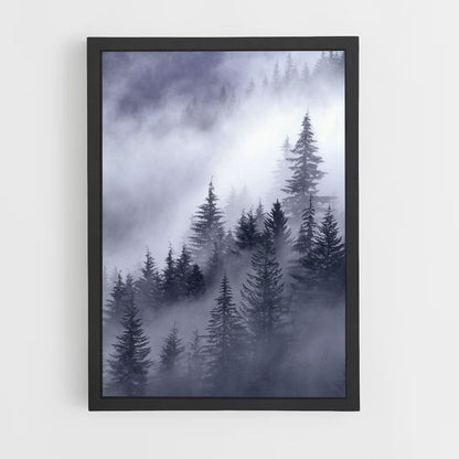 Poster Forêt Brume