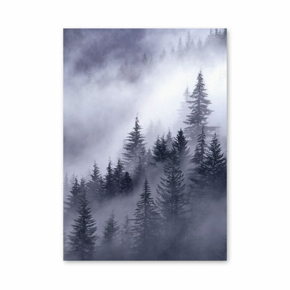 Poster Forêt Brume