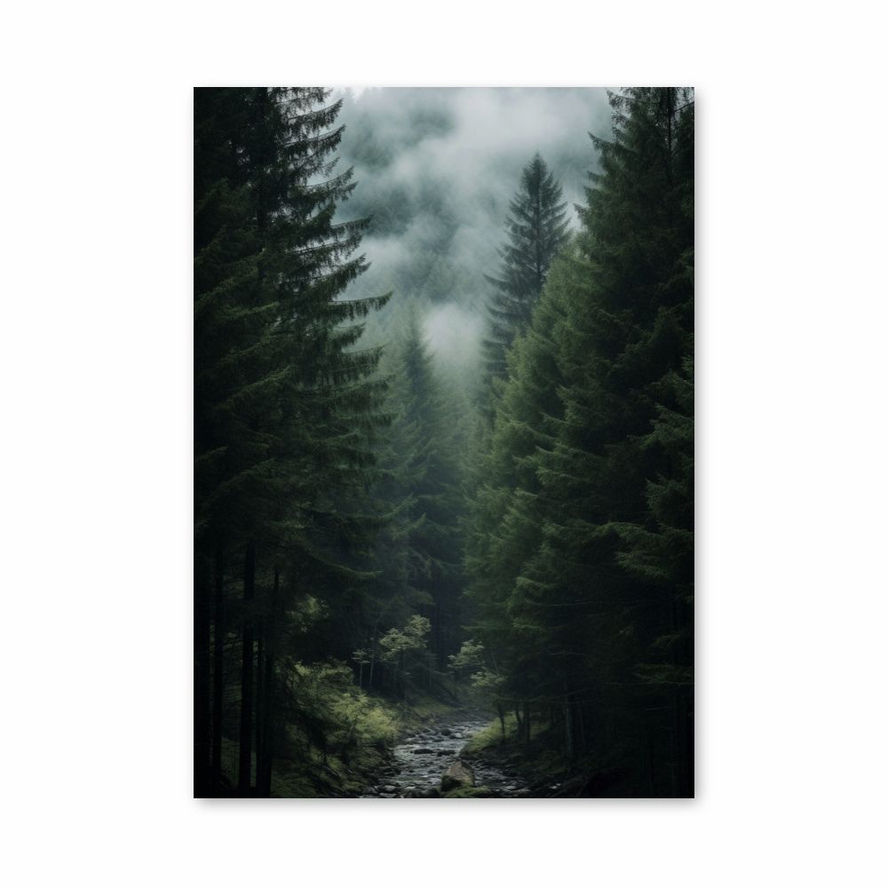 Poster Forêt Santier