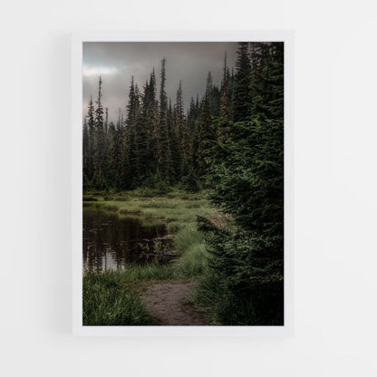 Poster Forêt Lac