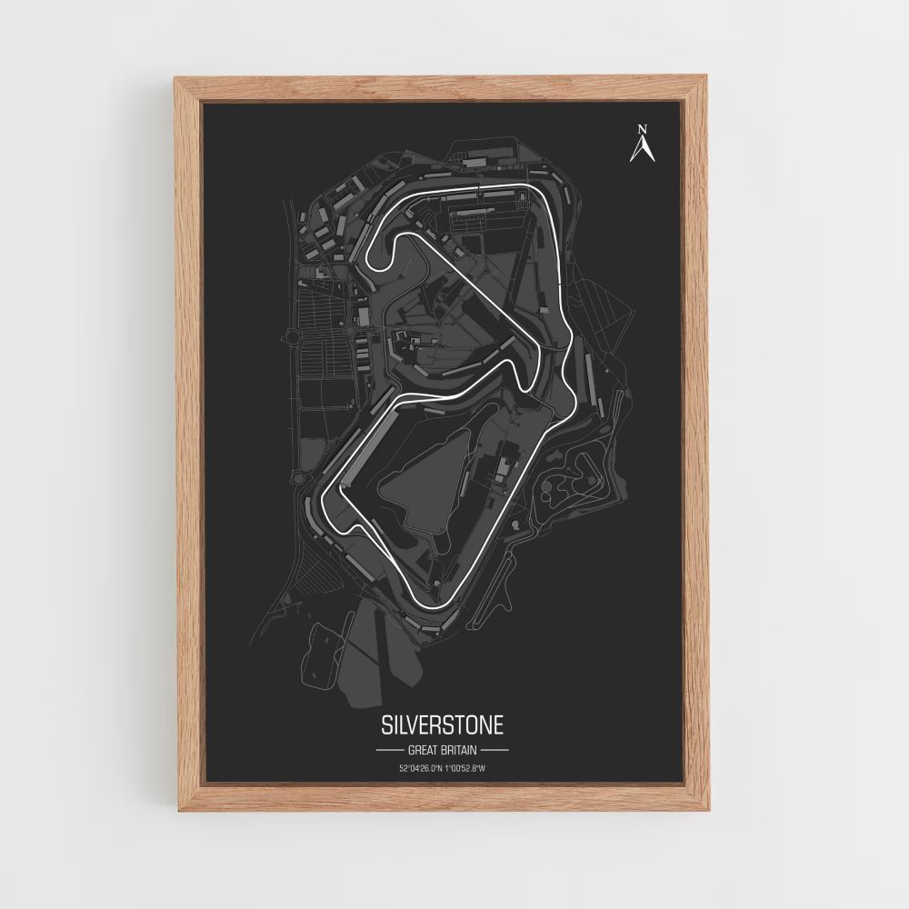 Poster Circuit Silverstone