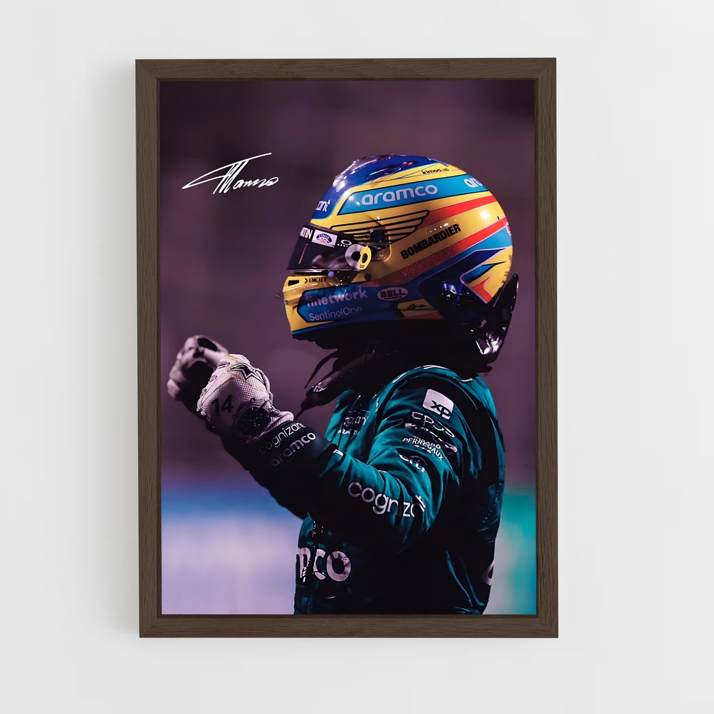 formule-16 cadre Bois foncé