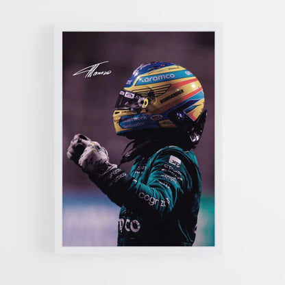 Poster Fernando Alonso Signature