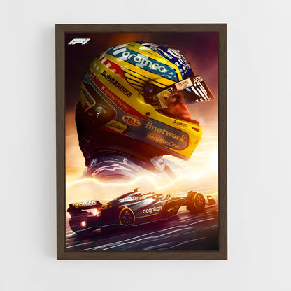 formule-17 cadre Bois foncé