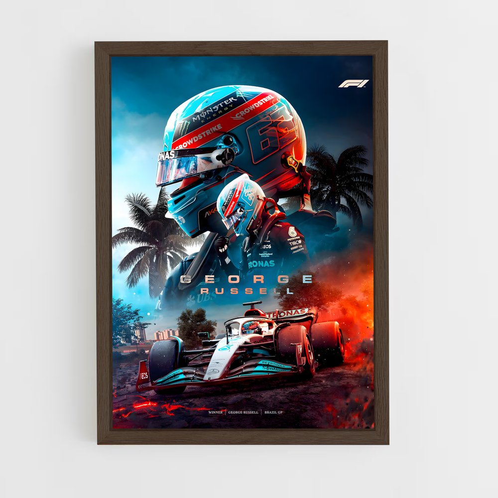 formule-19 cadre Bois foncé