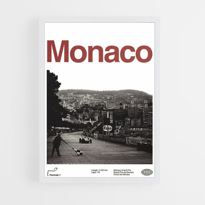 Poster Monaco F1