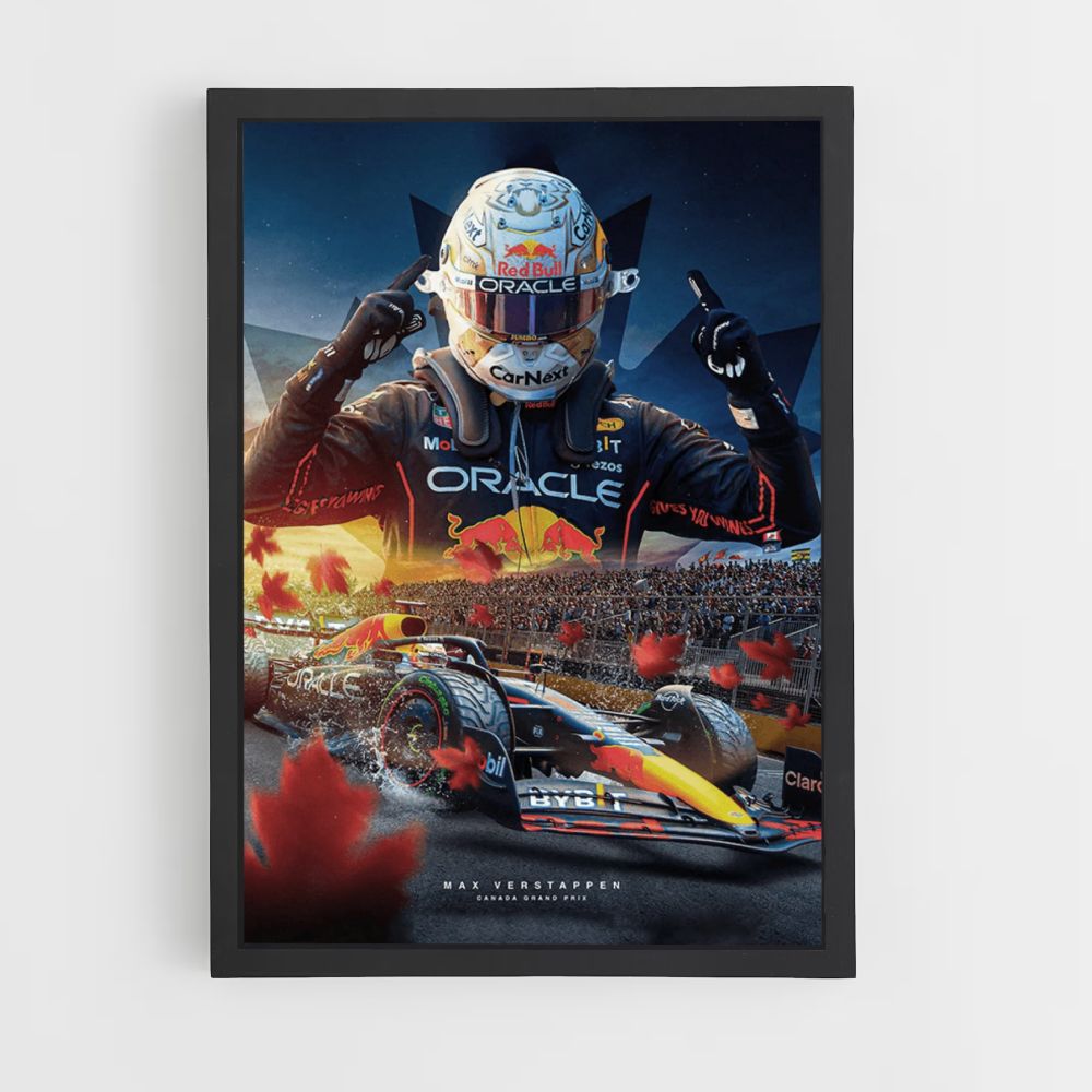 Poster Verstappen Canada GP