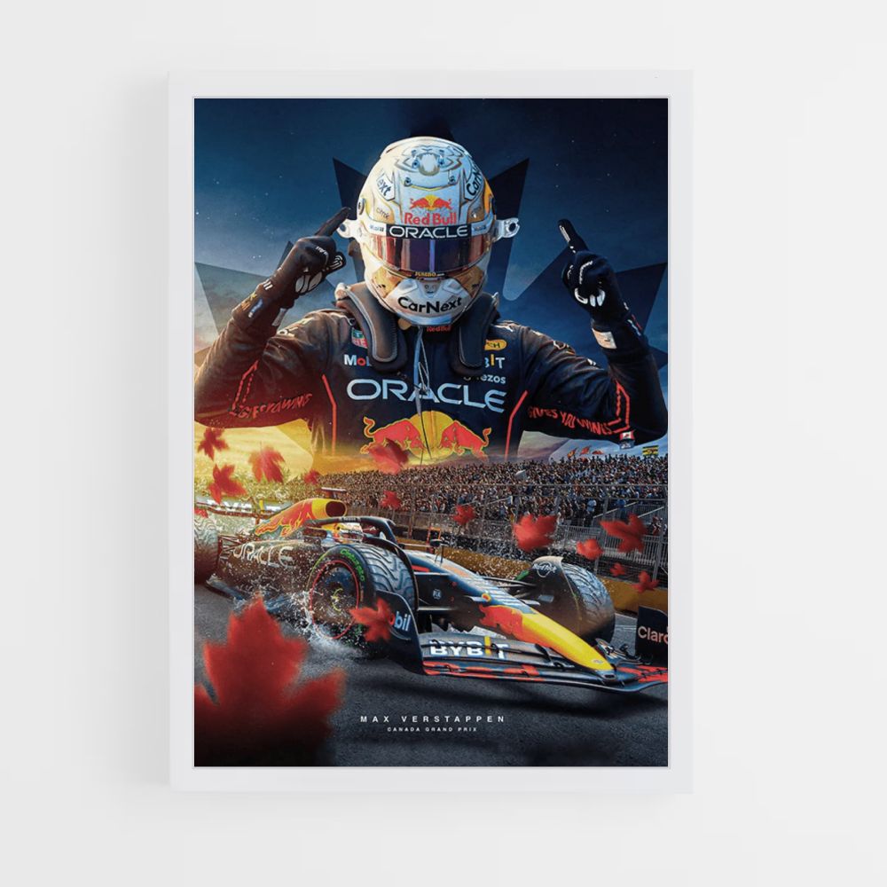 Poster Verstappen Canada GP