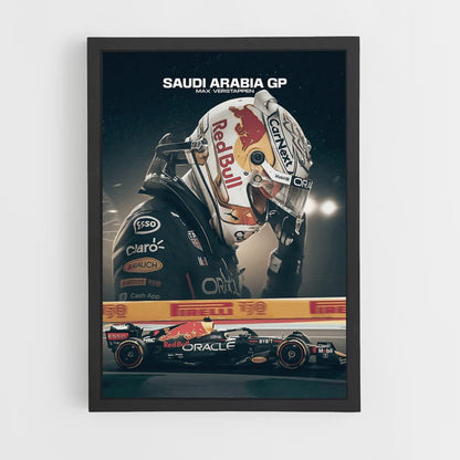 Poster Verstappen GP Arabe