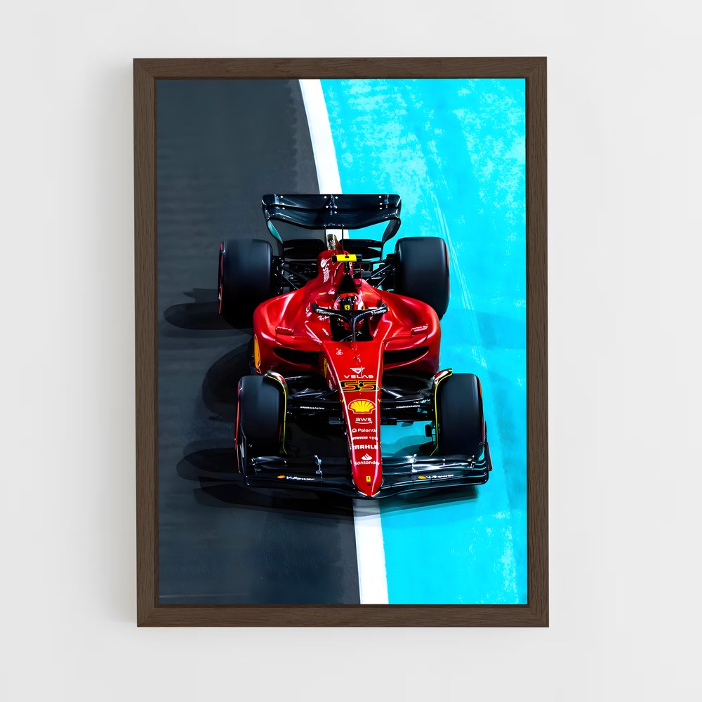 formule-6 cadre Bois foncé