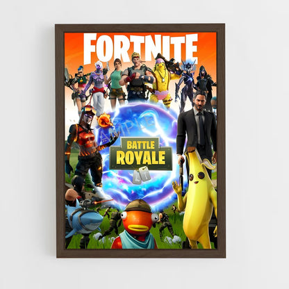 fortnite-1 cadre Bois foncé