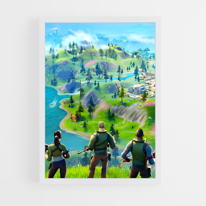 fortnite-2 cadre Blanc