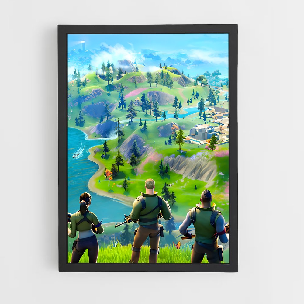 fortnite-2 cadre Noir