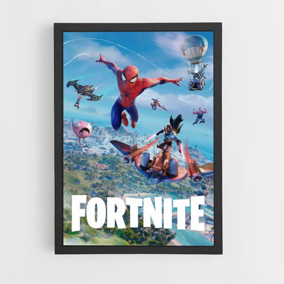 Poster Spiderman Fortnite