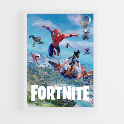 Poster Spiderman Fortnite