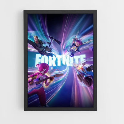 Poster Violet Fortnite