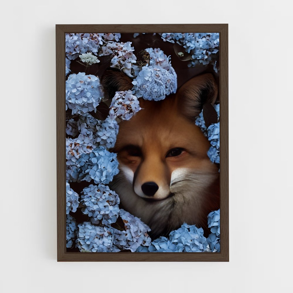 fox-4 cadre Bois foncé