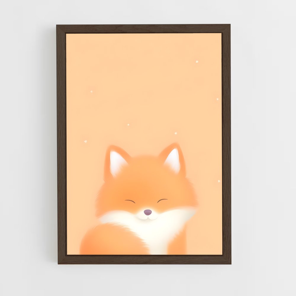 fox-6 cadre Bois foncé