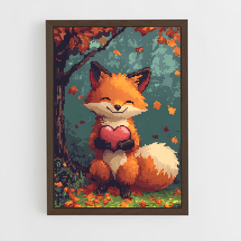 fox-7 cadre Bois foncé