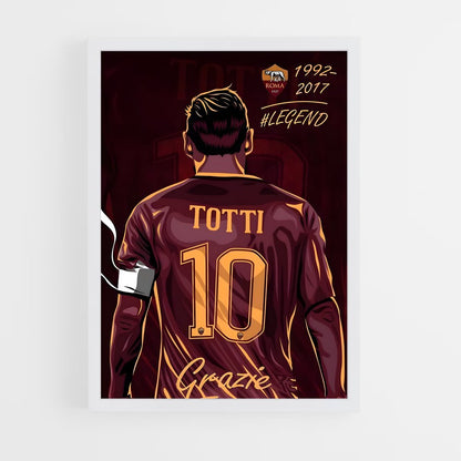 francesco-totti-11 cadre Blanc