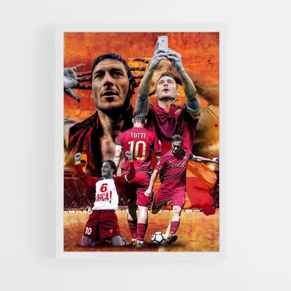 francesco-totti-13 cadre Blanc