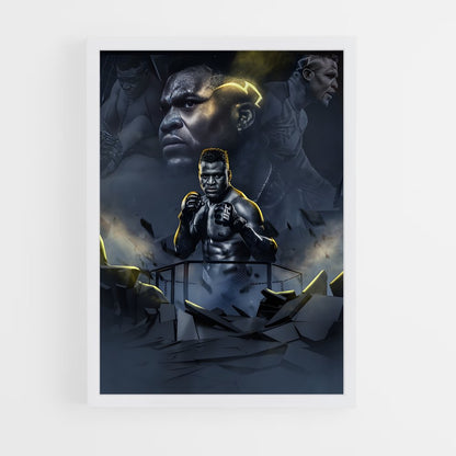 francis-ngannou-9 cadre Blanc