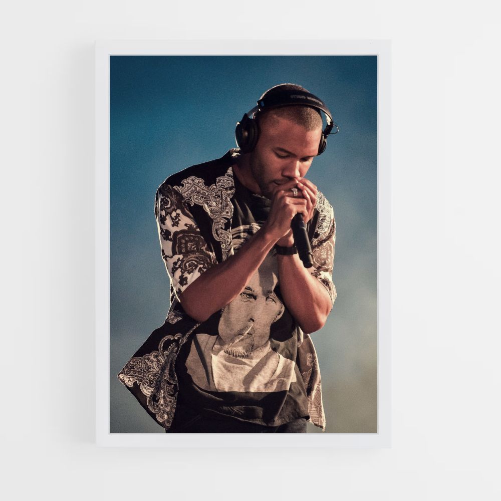 Poster Frank Ocean Bleu