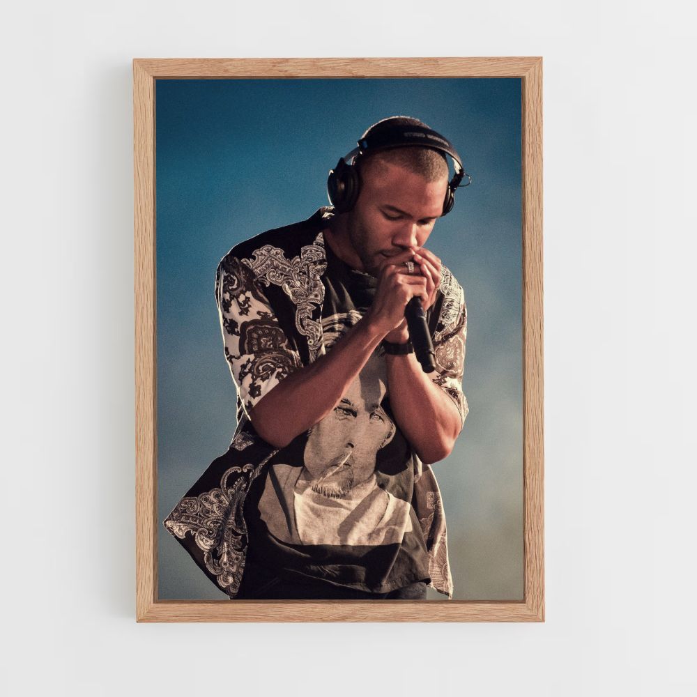 Poster Frank Ocean Bleu