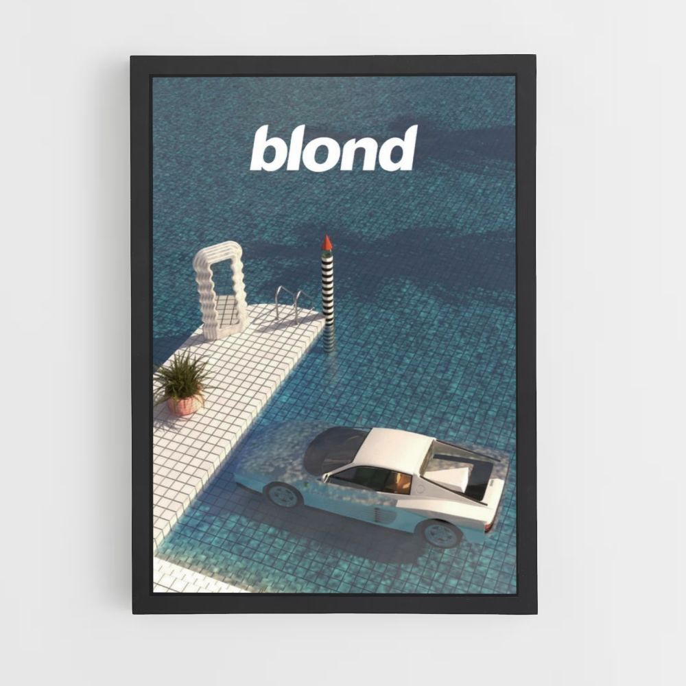 Poster Blond Voiture