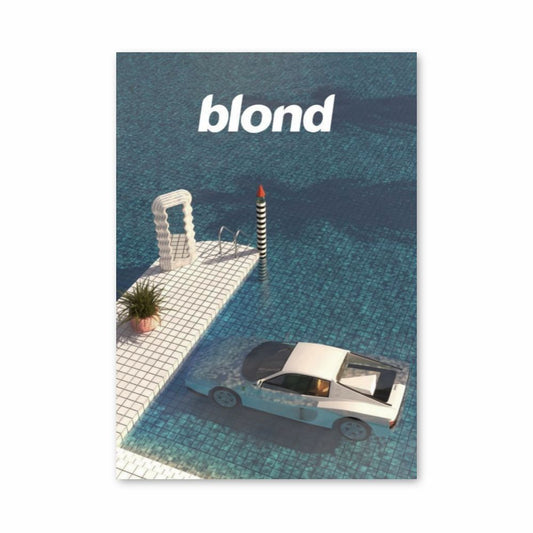 Poster Blond Voiture