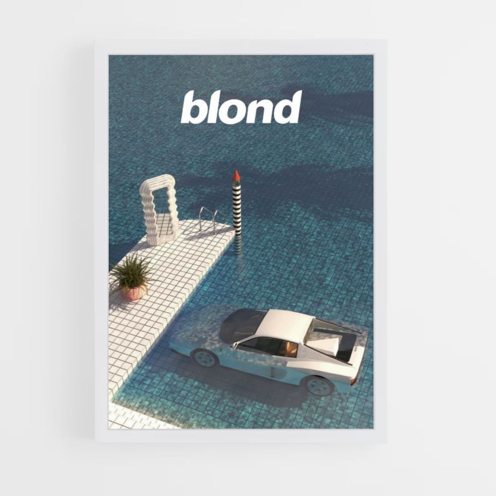 Poster Blond Voiture