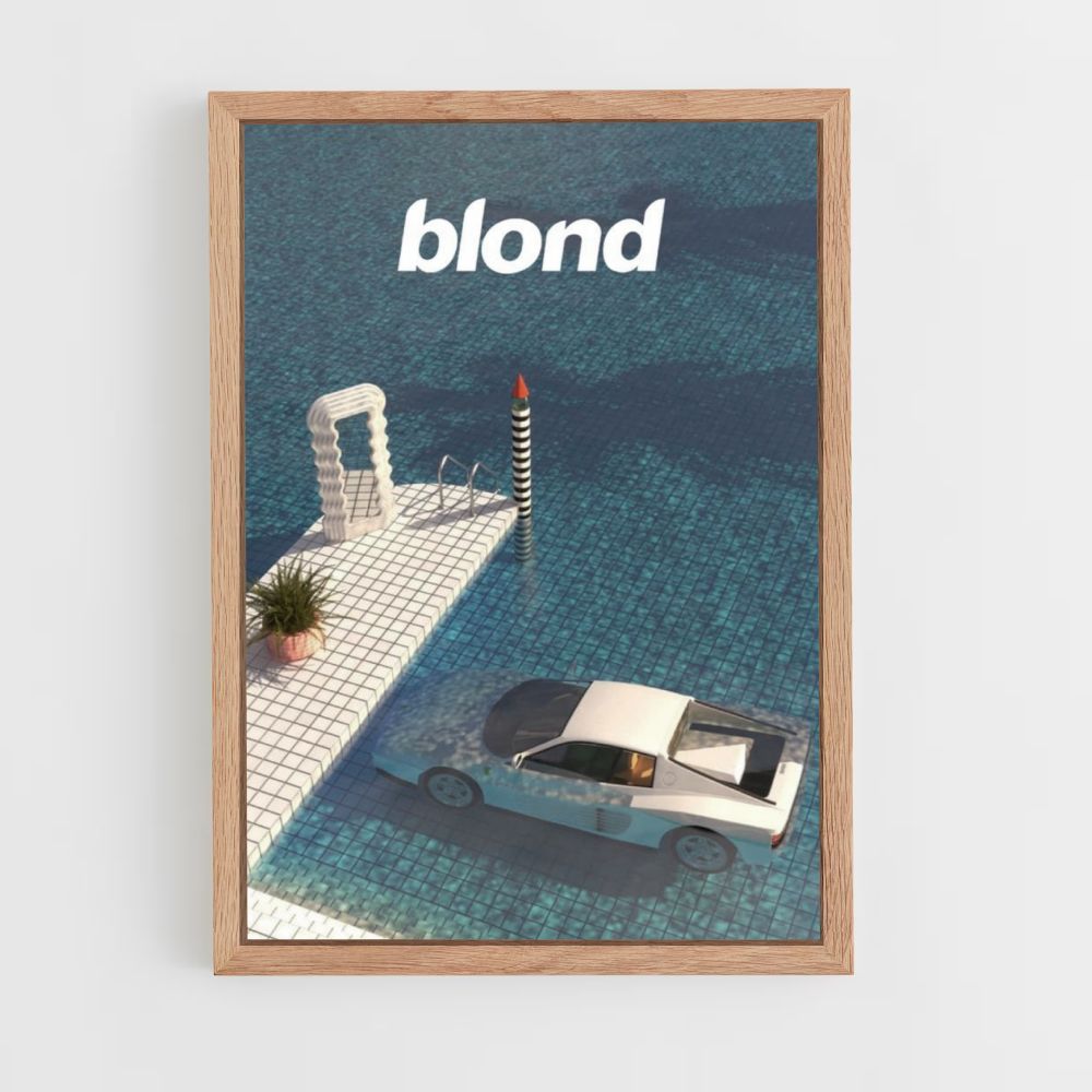 Poster Blond Voiture