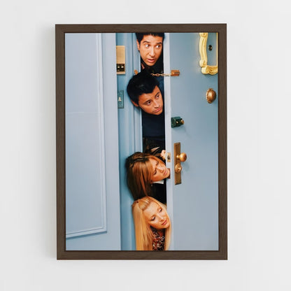 friends-10 cadre Bois foncé