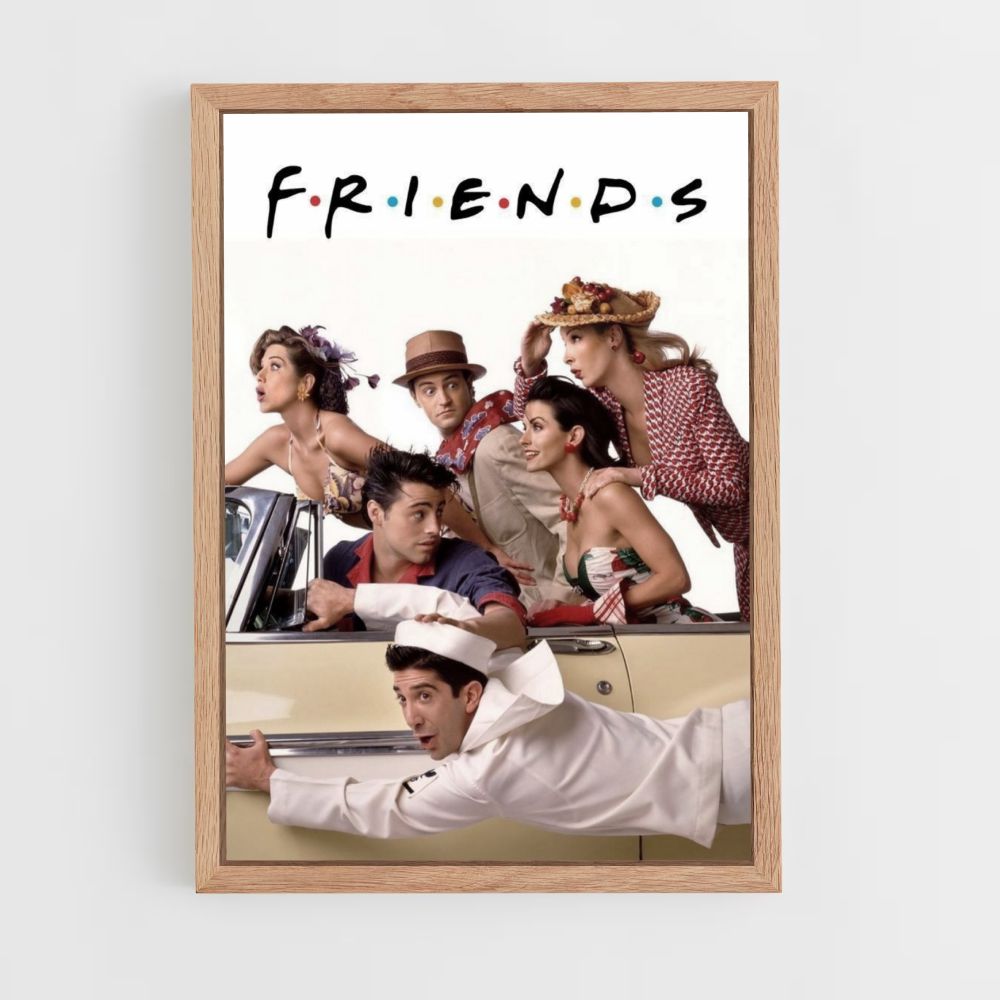 Poster Friends Voiture