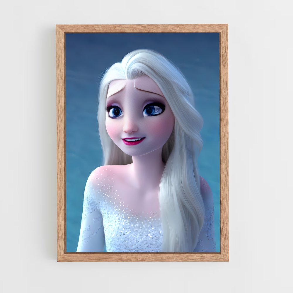 frozen-2 cadre Bois clair