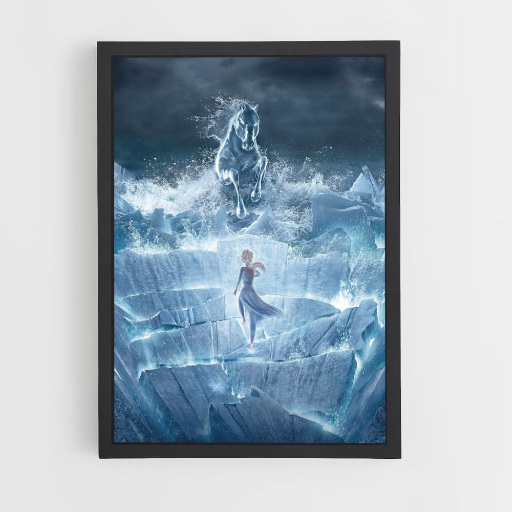 Poster La Reine des Neiges Cheval