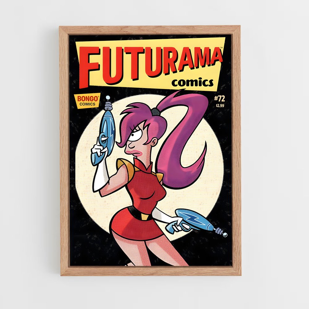 futurama-3 cadre Bois clair