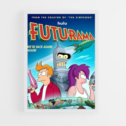 futurama-7 cadre Blanc