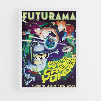 futurama-8 cadre Blanc