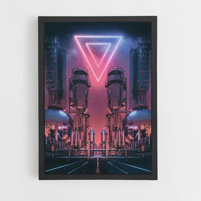 Poster Futuriste Triangle